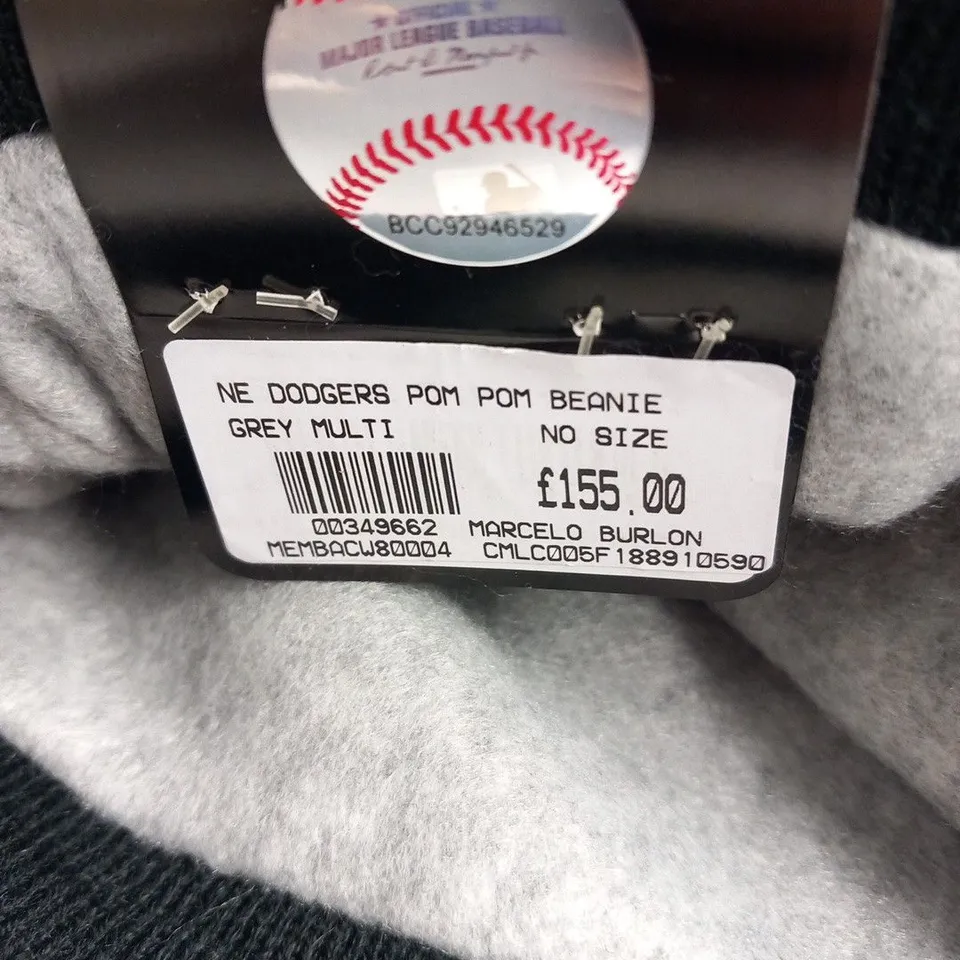 LOS ANGELES DODGERS MARCELO BURLON POM POM BEANIE