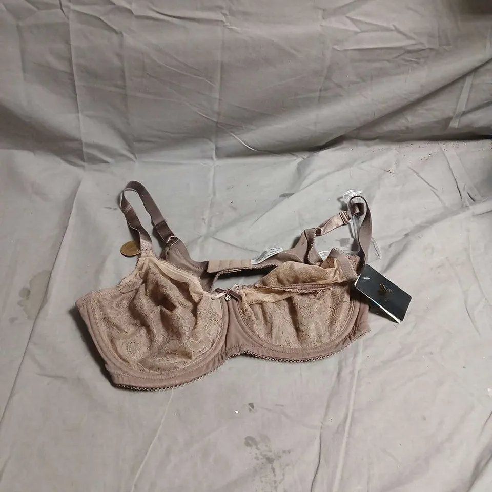 WACOAL BEIGE LACE UNDERWIRED BRA, UK 38C (EU 85C, US 38C) WITH TAGS