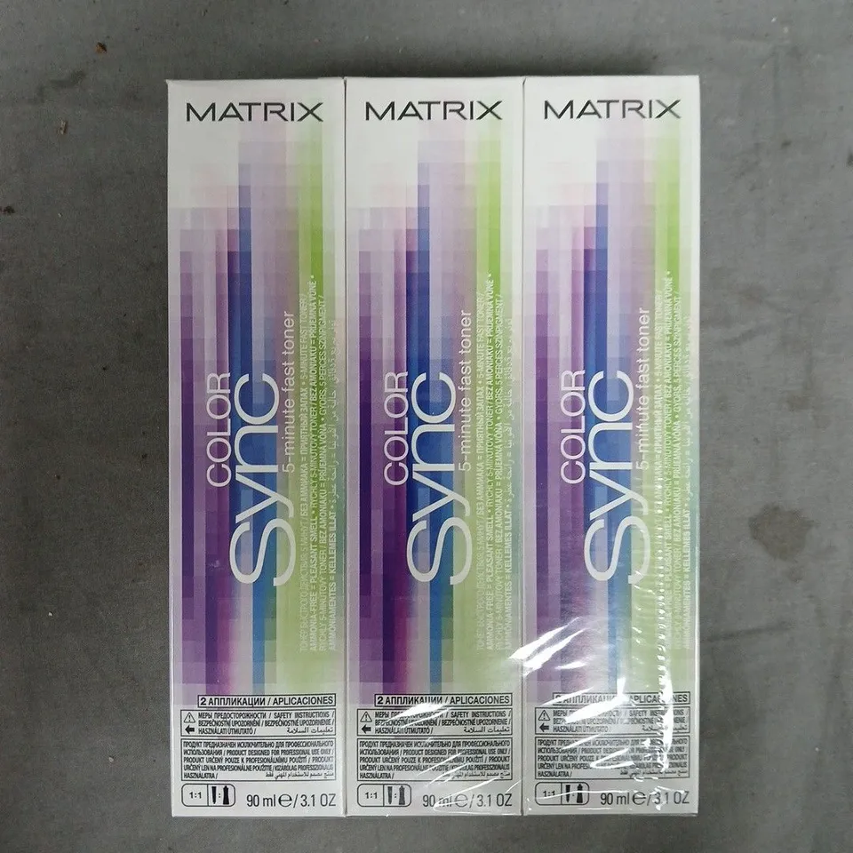 BOX OF APPROXIMATELY 20 ASSORTED MATRIX SO COLOUR SYNC PRODUCTS