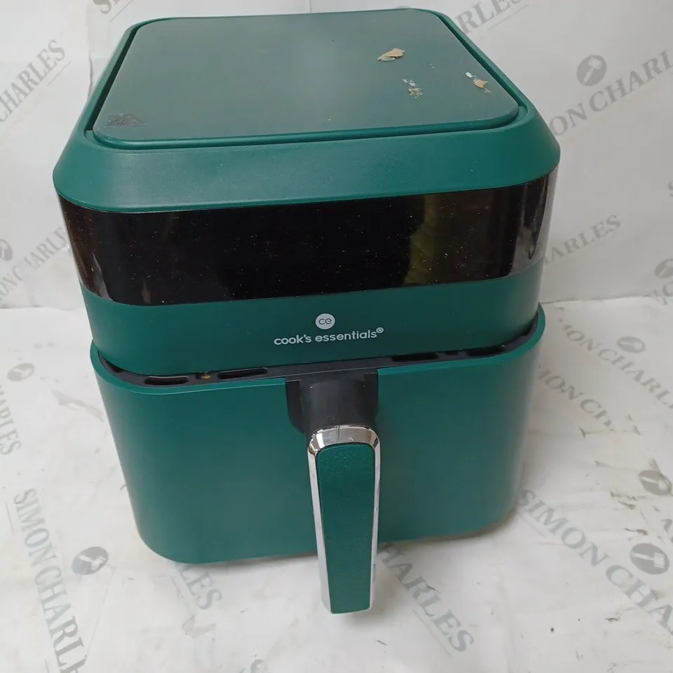 COOKS ESSENTIALS AIR FRYER - EMERALD