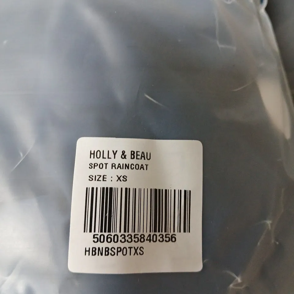HOLLY & BEAU COLOUR CHANGING  SPOT RAINCOAT – XS KIDS