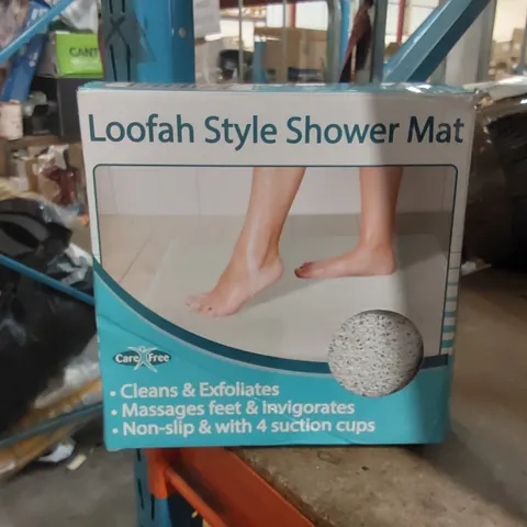 BOXED NON-SLIP LOOFAH STYLE SHOWER MAT