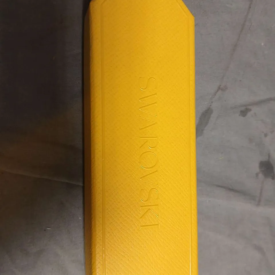 SWAROVSKI CRYSTAL PEN IN YELLOW PRESENTATION BOX