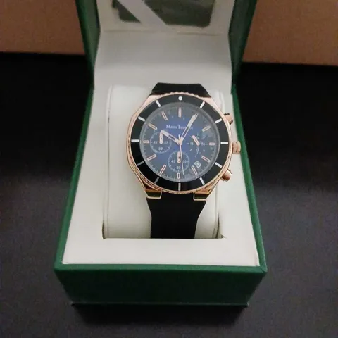 MANN EGERTON ASTRO ROSE BLUE WATCH
