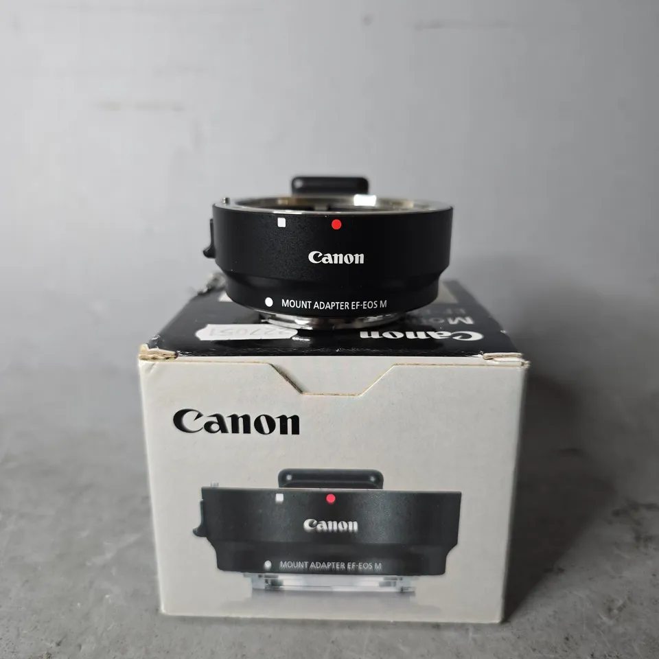 BOXED CANON MOUNT ADAPTER EF-EOS M 
