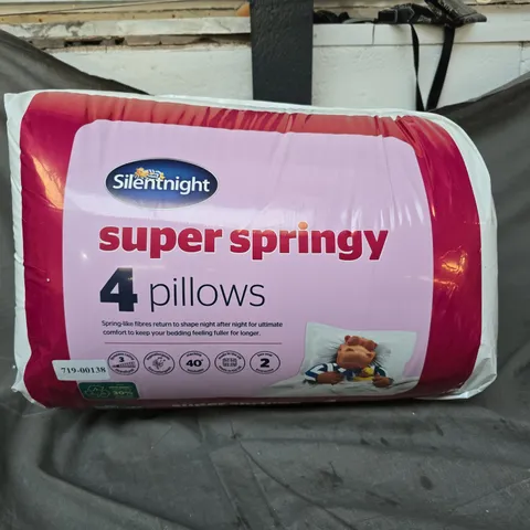 SILENTNIGHT SUPER SPRINGY PILLOWS - PACK OF 4  