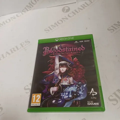 XBOX ONE BLOODSTAINES RITUAL OF THE NIGHT