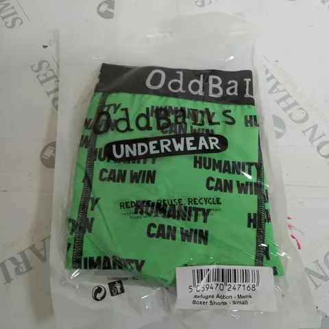 ODD BALLS ACTION BOXER SHORTS SIZE S