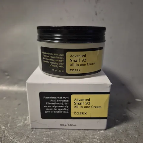 BOXED COSRX ADVANCED SNAIL 92 ALL IN ONE CREAM, 100G