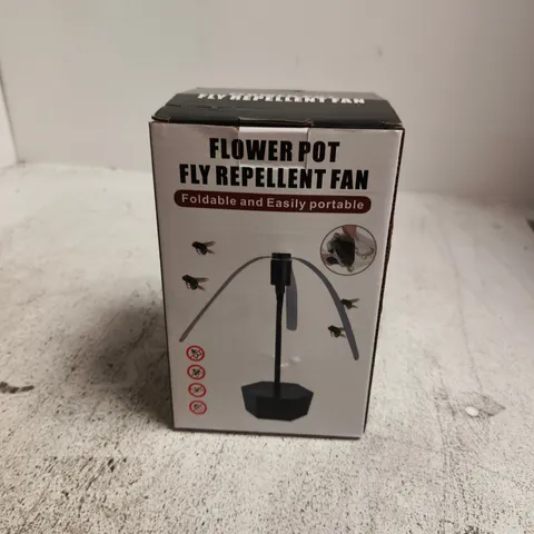 FLOWER POT FLY REPELLENT FAN – FOLDABLE AND PORTABLE (BOXED)