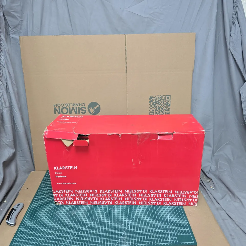 KLARSTEIN SIRLOIN RACLETTE – BOXED KITCHEN APPLIANCE