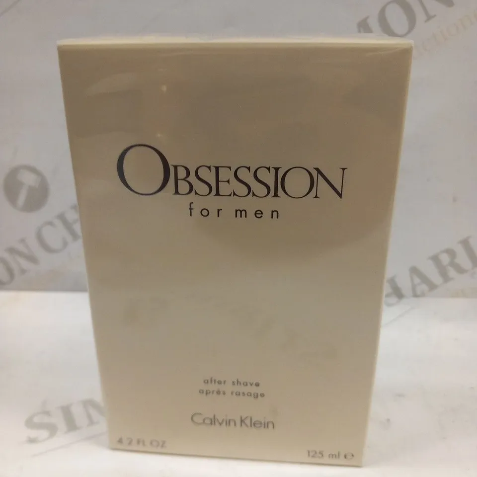 BOXED AND SEALED CALVIN KLEIN OBSESSION FOR MEN AFTER SHAVE 125ML