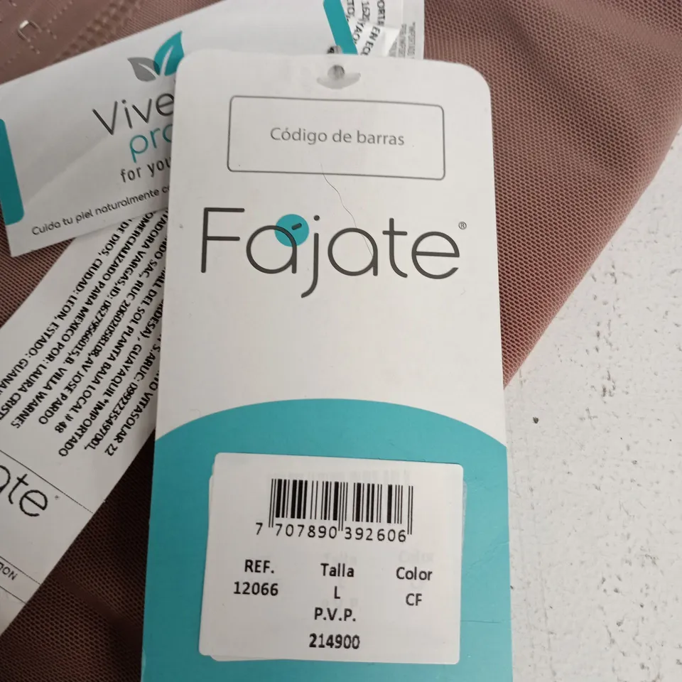 FAJATE WOMEN'S SHAPEWEAR BODYSUIT - SIZE L - COLOUR CF