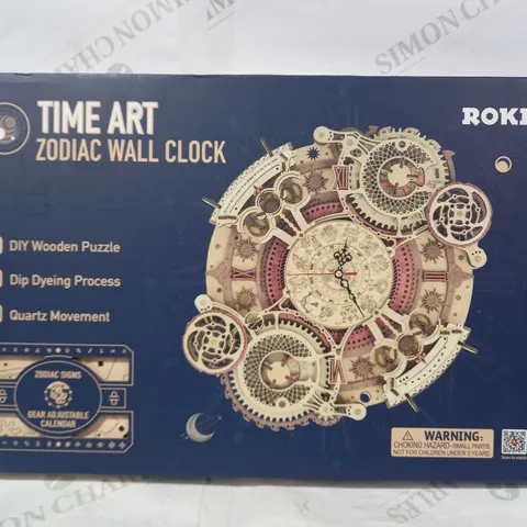 ROKR TIME ART ZODIAC WALL CLOCK WOODEN PUZZLE
