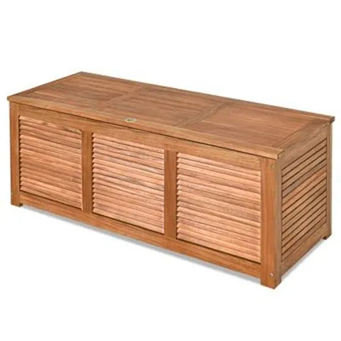 BOXED ALPEN HOME 110CM W DECK BOX IN BROWN