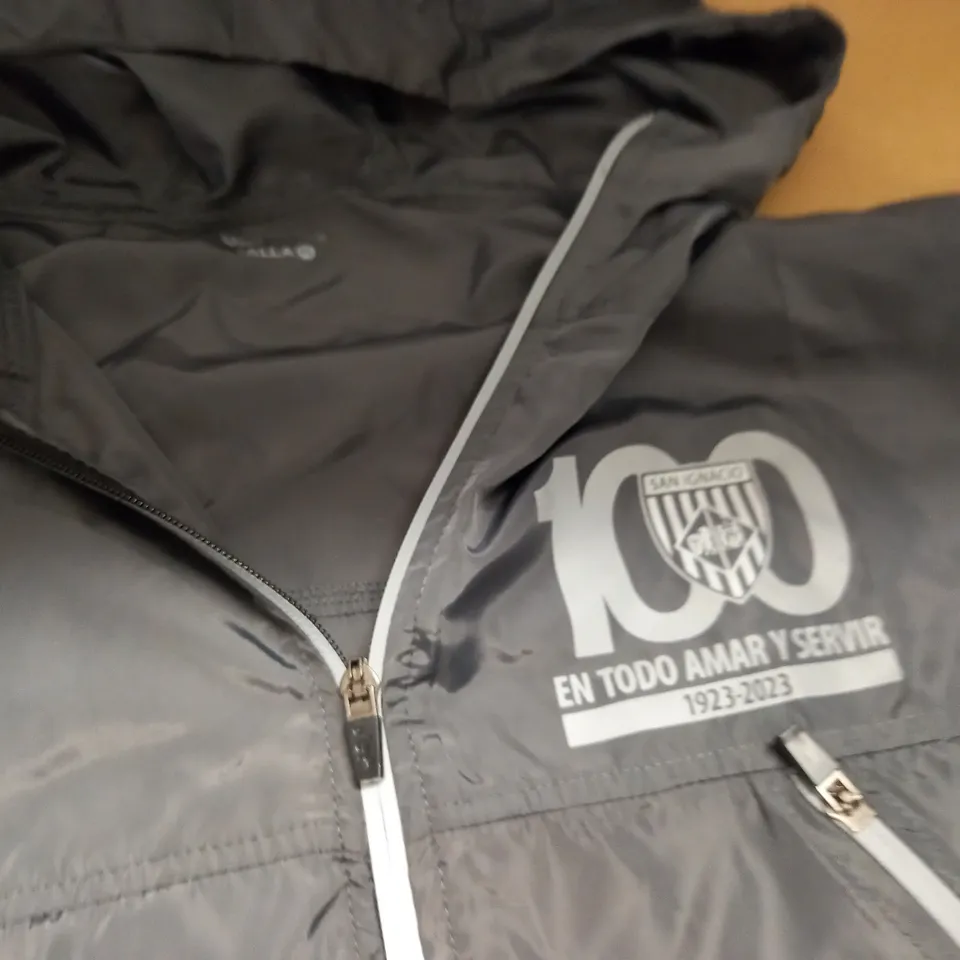 SANIGNACIO GREY LIGHT WEIGHT ZIP THROUGH JACKET - XL