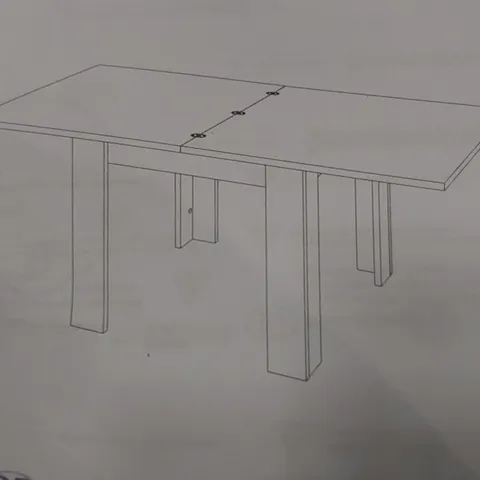 BOXED DINING TABLE PARTS (2 BOXES)