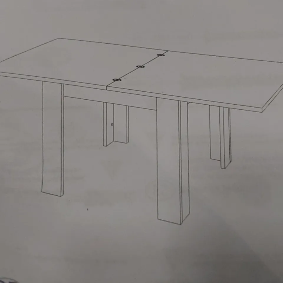 BOXED DINING TABLE PARTS (2 BOXES)