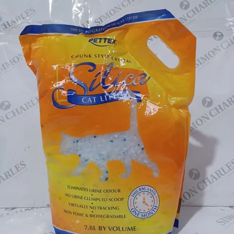 PETTEX CHUNK STYLE CRYSTAL SILICA CAT LITTER (7.6L BY VOLUME)