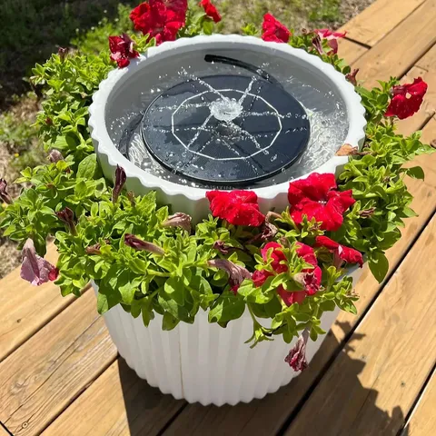 SFIXX SOLAR WATER FOUNTAIN WITH REMOTE