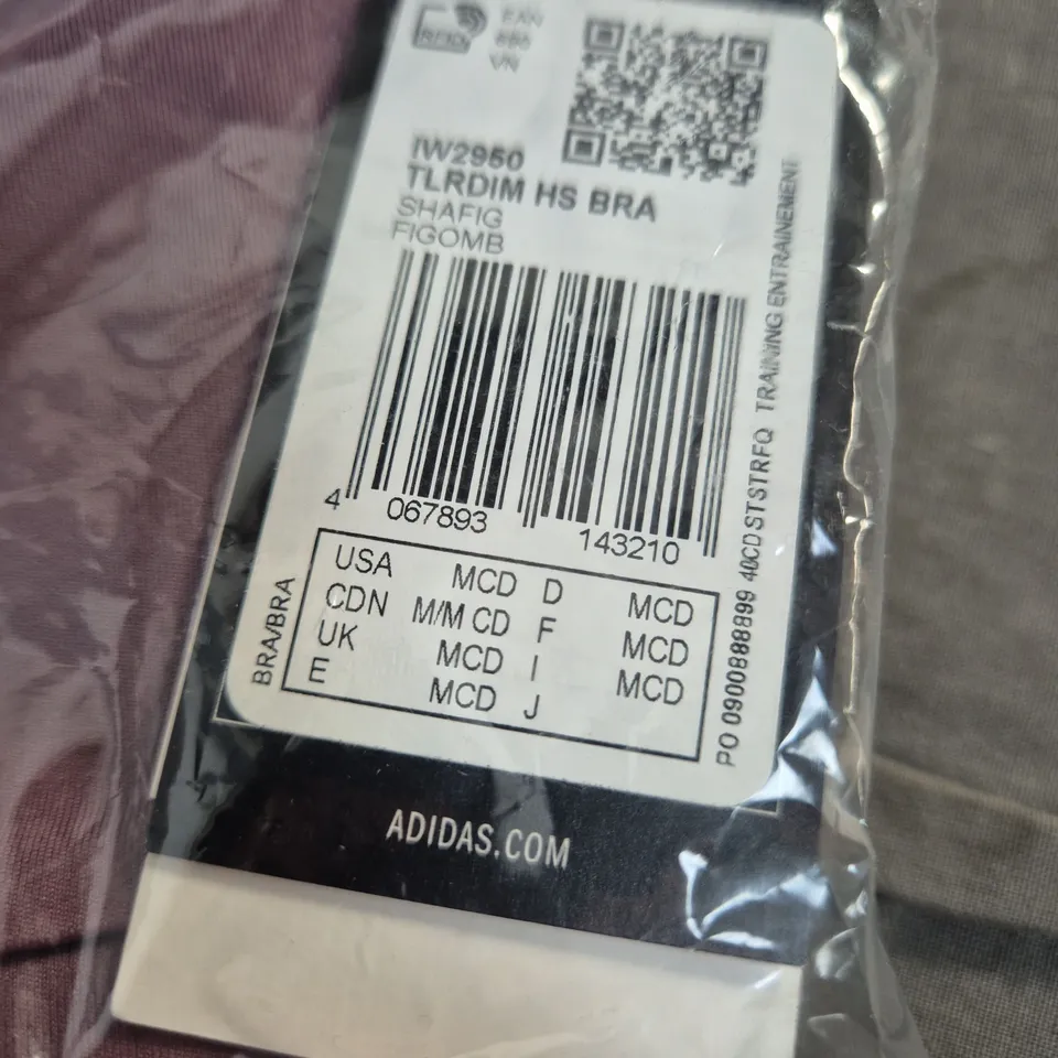 ADIDAS SPORTS BRA SIZE MCD I