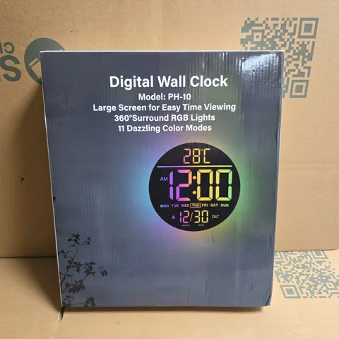 BOXED DIGITAL WALL CLOCK PH-10 