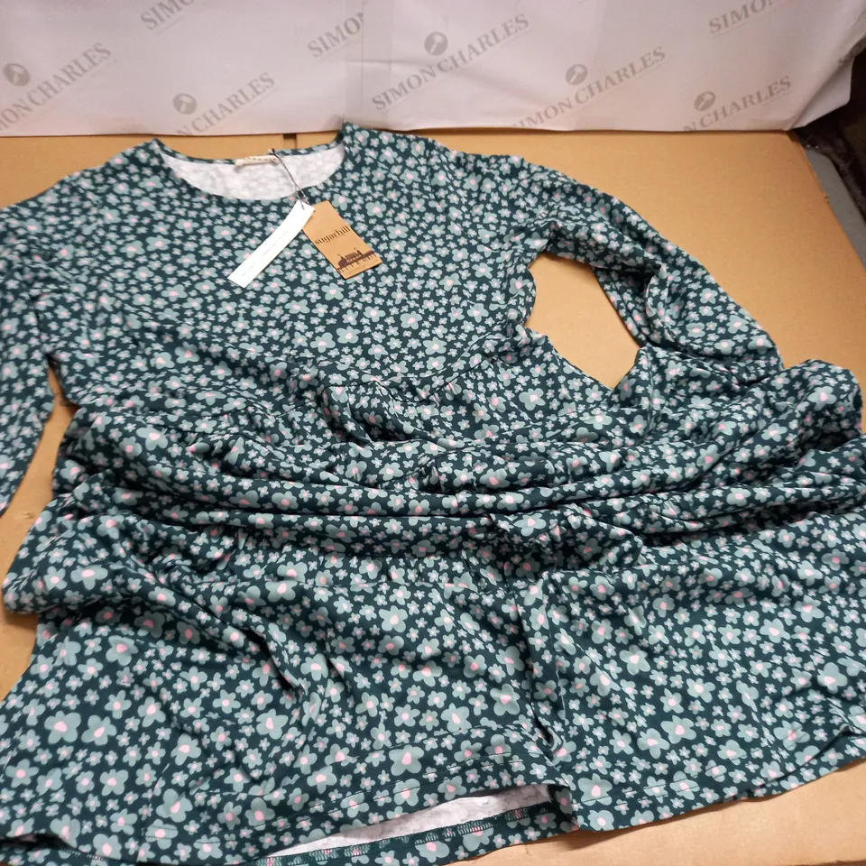 SUGARHILL BAKARI JERSEY TIERED DRESS - UK14