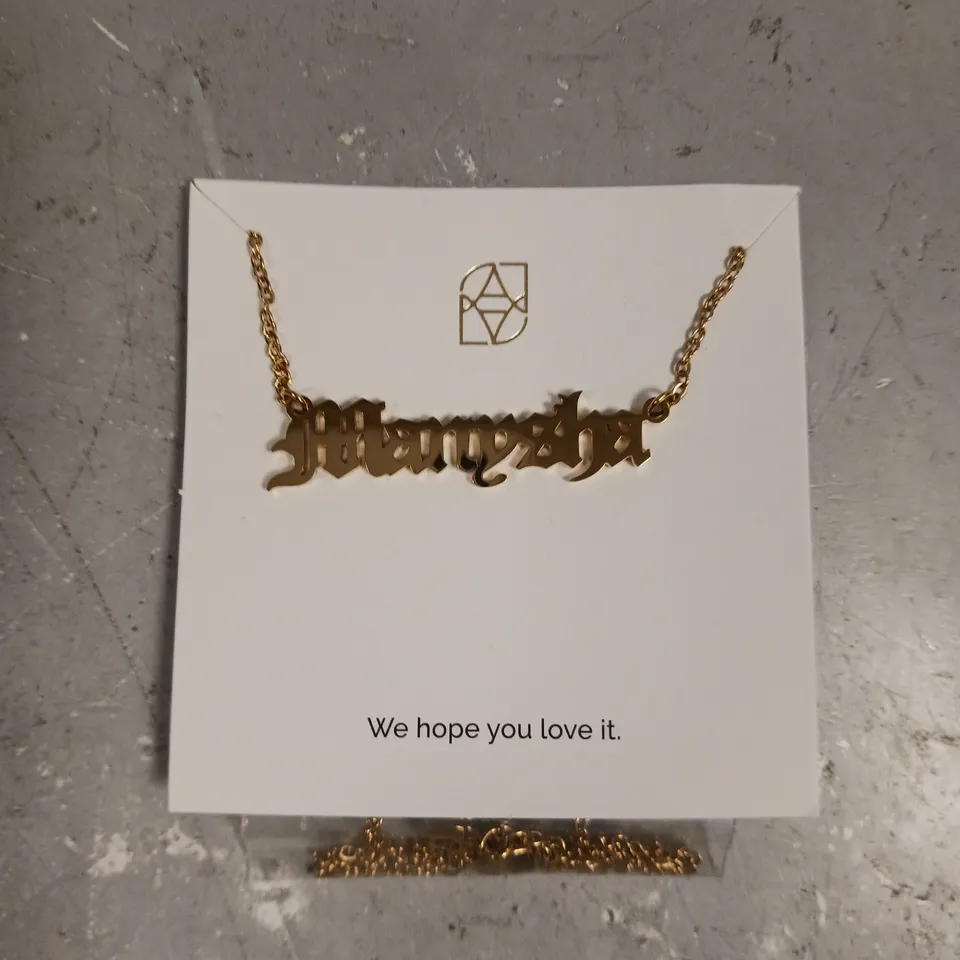 ABBOTT LYON PERSONALISED 'MANYSHA' NECKLACE 