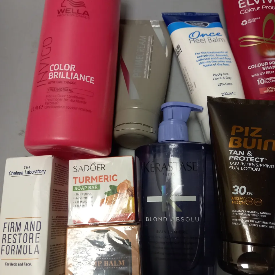LOT OF APPROXIMATELY 25 ASSORTED HEALTH AND BEAUTY ITEMS TO INCLUDE KERASTASE, LOREAL, NAYURES FINEST AND ORALIEVE