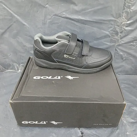 BOXED PAIR OF GOLA BELMONT 2 BLACK WIDE FIT UK 11