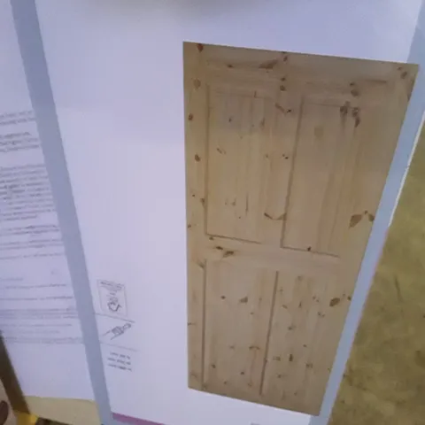 4 PANEL KNOTTY PINE  INTERNAL DOOR 1981 × 762 × 35MM