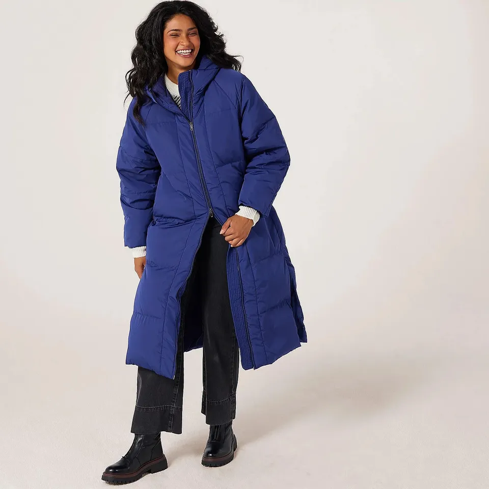 ICHI BUNALA DOWN PADDED COAT - LARGE 