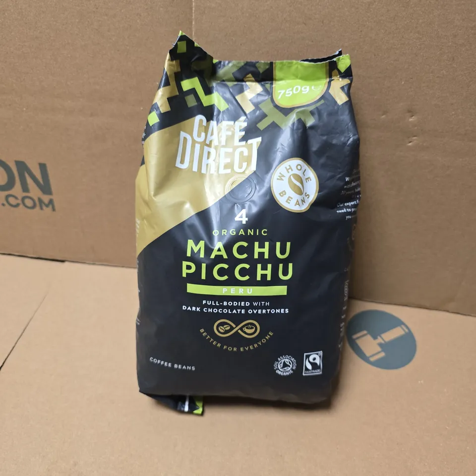 CAFÉ DIRECT MACHU PICCHU ORG. BEANS 750G
