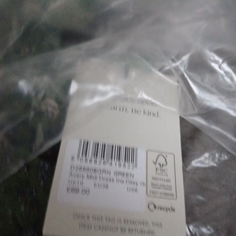 BAGGED NOBODYS CHILD AVERY MIDI DRESS - SIZE 10