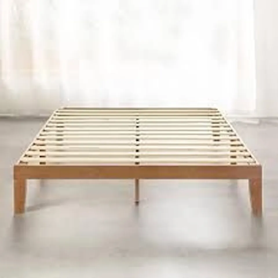 BOXED 30.5CM NATURALISTA CLASSIC NATURAL PINE DOUBLD BEDFRAME (1 BOX)