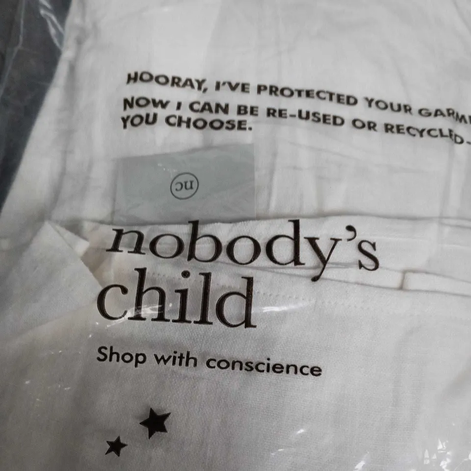 NOBODY'S CHILD KENDRA BANDEAU MIDAXI DRESS – UK 14, BLACK/IVORY