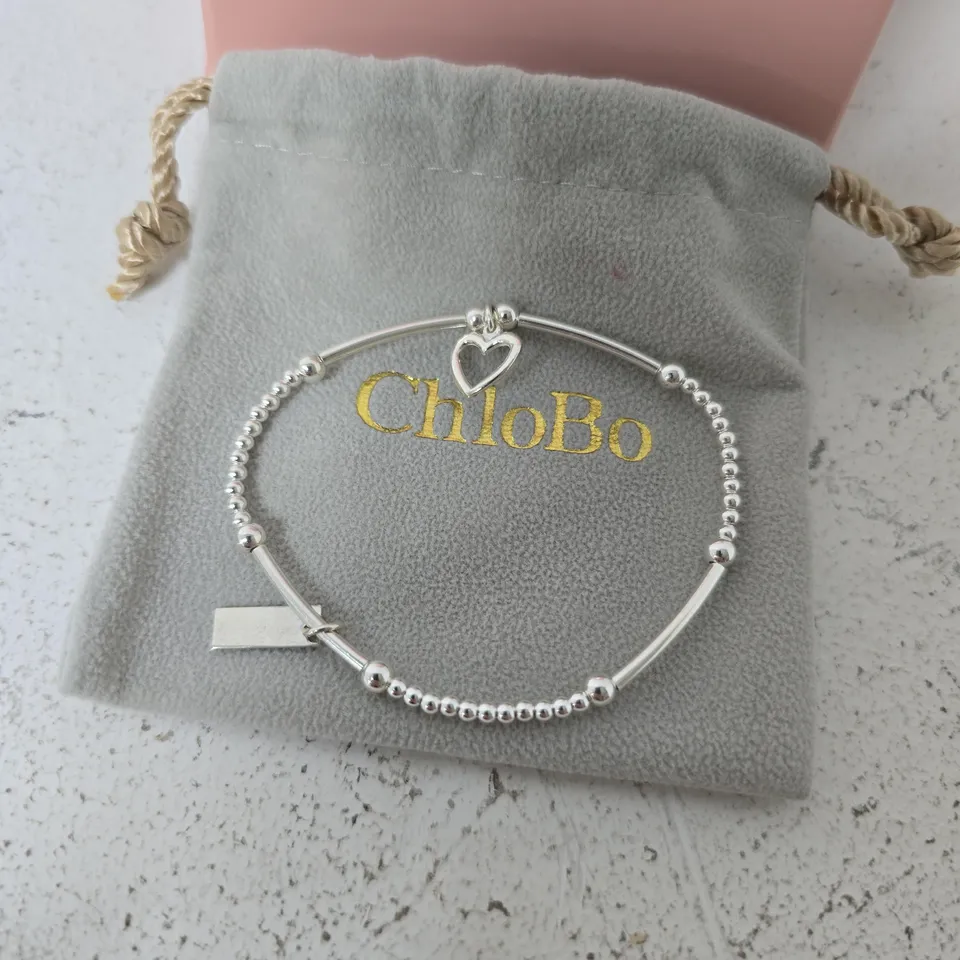 BOXED CHLOBO OPEN HEART BRACELET
