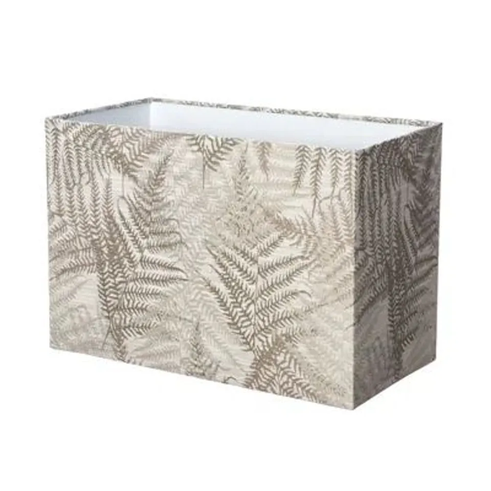 BOXED COTTON RECTANGLE LAMP SHADE (SCREW ON)