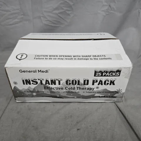 BOX OF APPROX 20 GENERAL MEDI INSTANT COLD PACKS