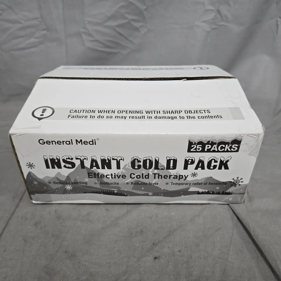 BOX OF APPROX 20 GENERAL MEDI INSTANT COLD PACKS