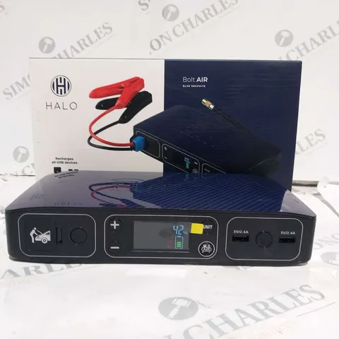 BOXED HALO AIR BOLT JUMPSTARTER KIT - BLUE GRAPHITE