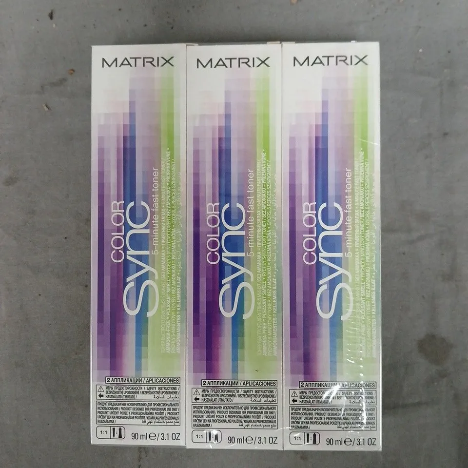 BOX OF APPROXIMATELY 20 ASSORTED MATRIX SO COLOUR SYNC PRODUCTS