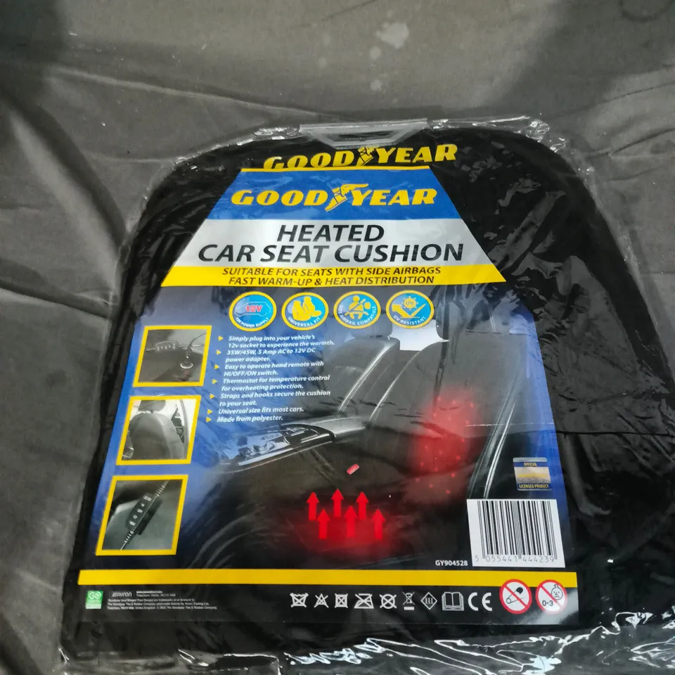 GOODYEAR HEATED CAR SEAT CUSHION