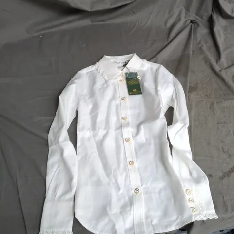HOLLAND COOPER ROSE SHIRT – WHITE, UK 6