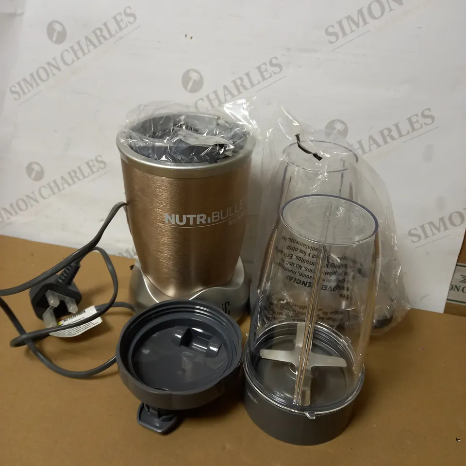 NUTRIBULLET NBLP9 900W BLENDER CHAMPAGNE MULTI-FUNCTION COLD BEVERAGE SMOOTHIE MAKER