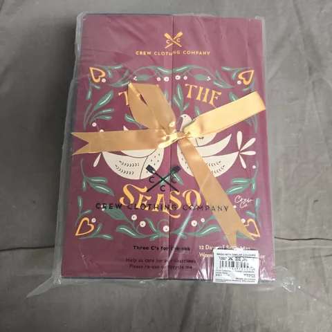 BOXED CREW CLOTHING COMPANY 12 PACK CHRISTMAS ADVENT CALENDER - ONE SIZE