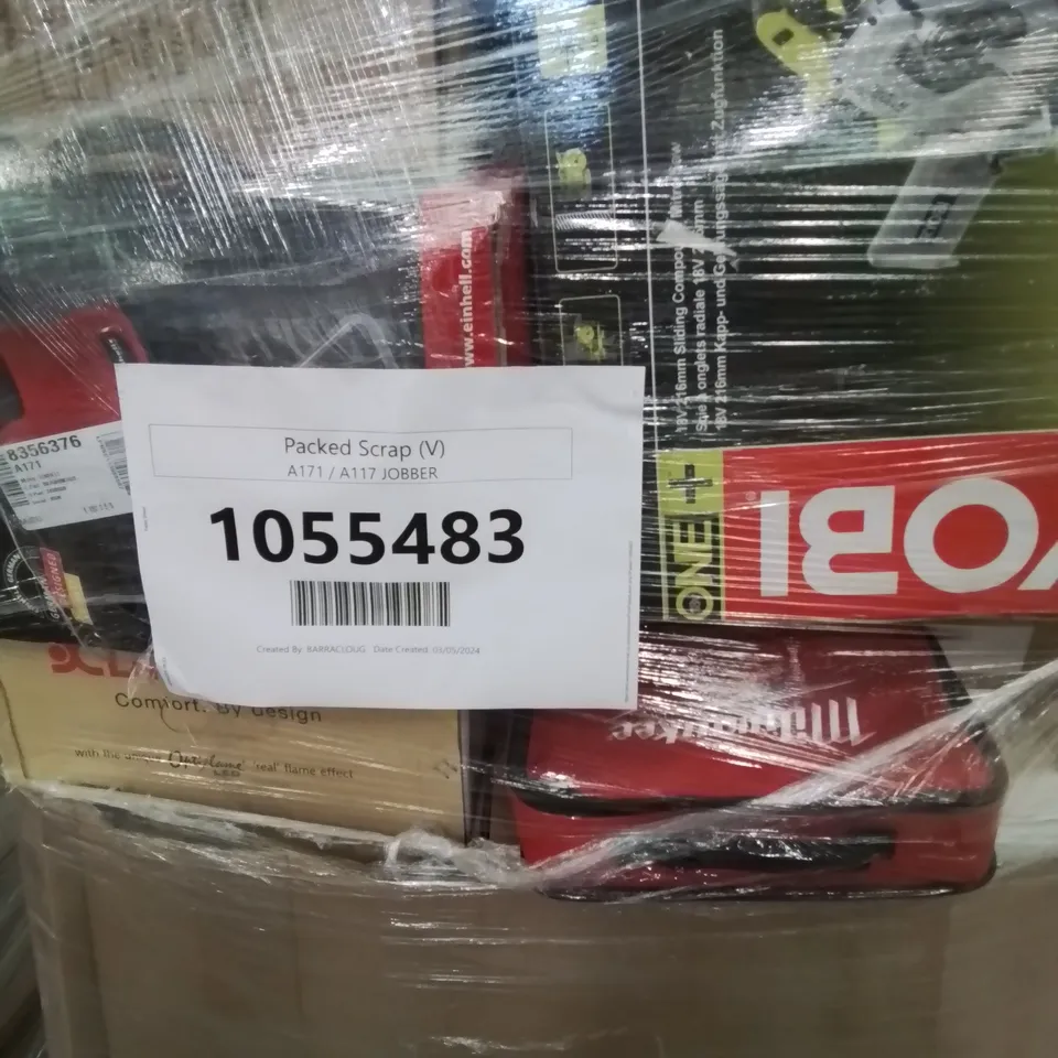 PALLET OF APPROXIMATELY 20 UNPROCESSED RAW RETURN HOUSEHOLD AND ELECTRICAL GOODS TO INCLUDE;