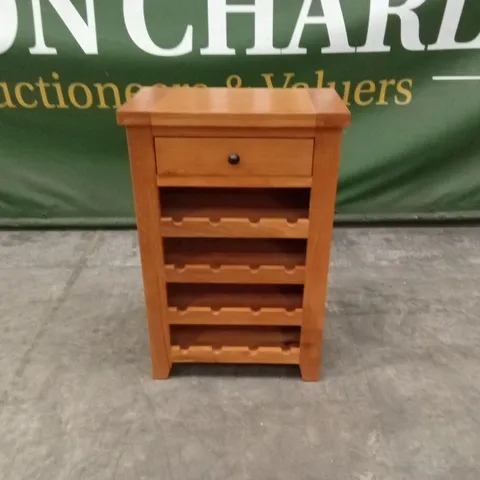DESIGNER WOOD WINE STORAGE UNIT 