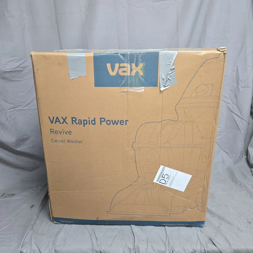 VAX RAPID POWER REVIVE CARPET CLEANER RRP £230