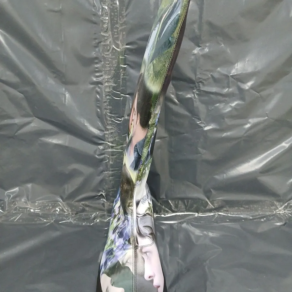BOXED PAIR OF KOI TWILIGHT SAGA PLATFORM KNEE-HIGH BOOTS SIZE 8